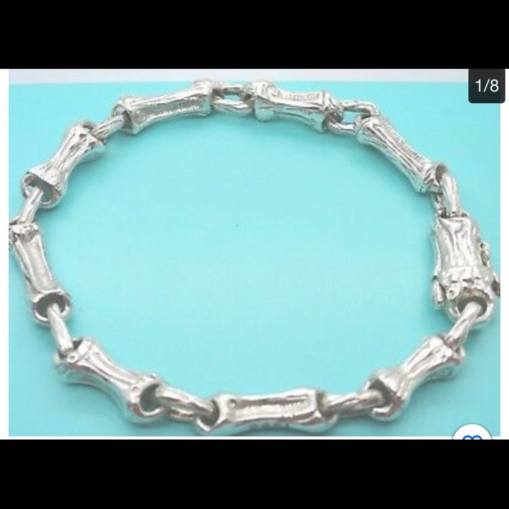 Tiffany & Co. Sterling Silver Bamboo Bracelet